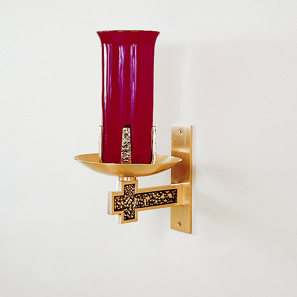 Combination Finish Bronze Sanctuary Lamp With Bracket: 908 Style