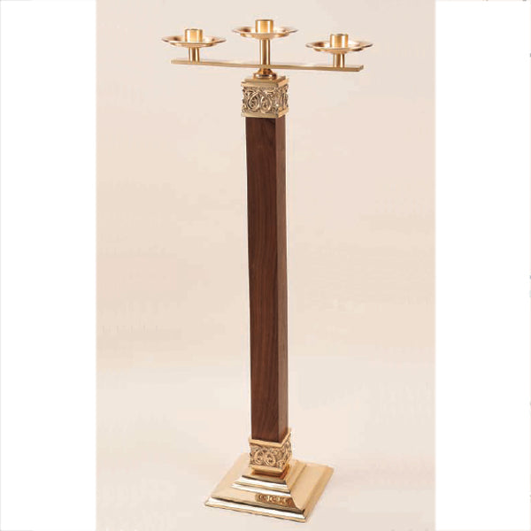 Candelabre en bronze très poli 3, 5, 7 feux : style 9035