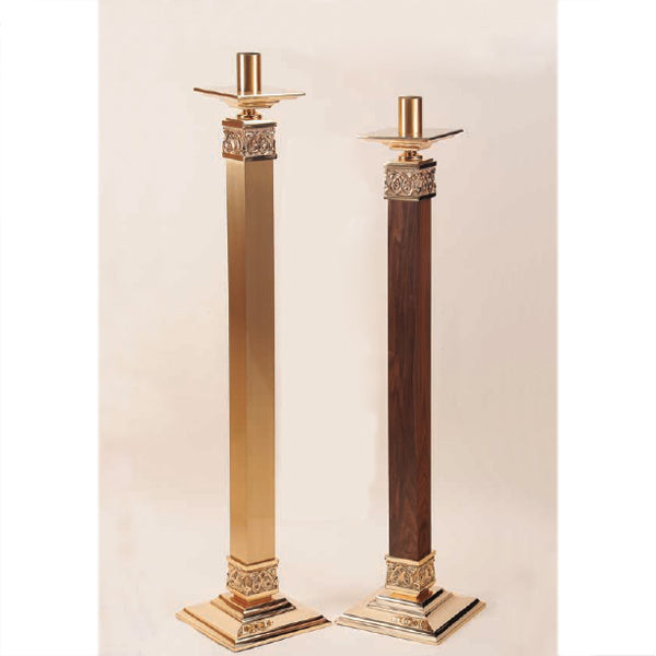 Processional Floor Bronze Paschal Candlestick: 9035 Style - 1 15/16" Socket
