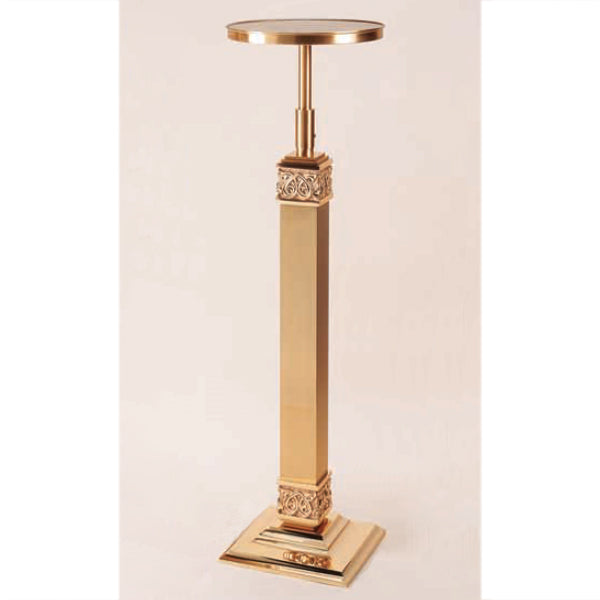 Combination Finish Adjustable Pedestal Stand: 9035 Style - 42" to 64 1/2" Ht