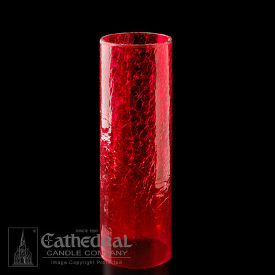 14-Day Glass Sanctuary Globe - Crackle Cylinder