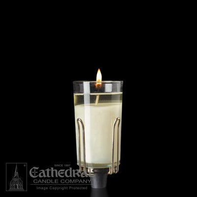 Brass Votive Glass Adapter for 24-Hour Candles