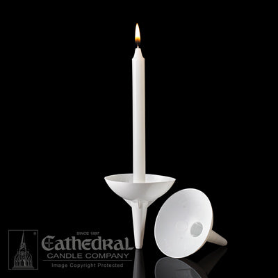 Plastic Handle/Holder (for 3/8" x 9/16" candles) - 100 pc