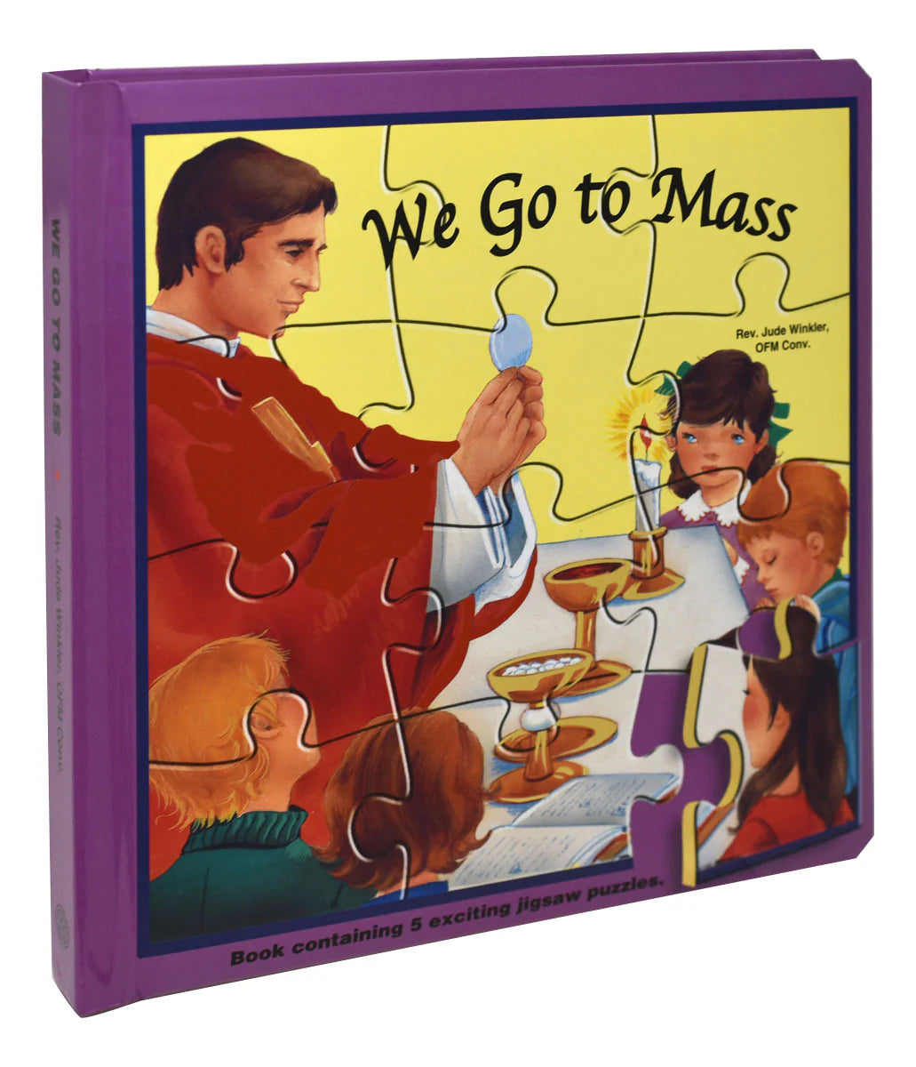 We Go to Mass (Puzzle Book)