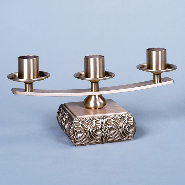Candélabres d'autel en bronze 3, 5, 7 lumières : Style 9725