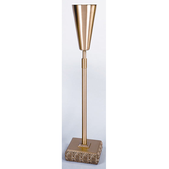 Adjustable Standing Bronze Flower Vase: 9725 Style - 44" to 64" Ht
