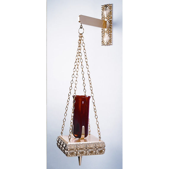 Bronze Hanging Sanctuary Lamp Without Bracket: 9725 Style - 32" Ht
