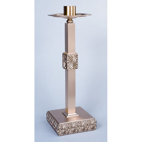 Bronze Low Profile Paschal Candlestick: 9725 Style - 28" Ht