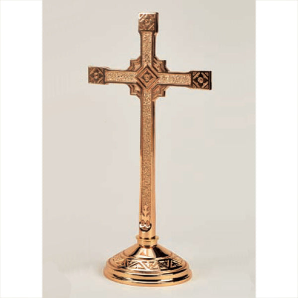 Bronze Altar Cross Without Corpus (B): 9940 Style - 17" Ht