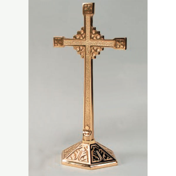 Bronze Altar Cross Without Corpus (B): 9942 Style - 18" Ht