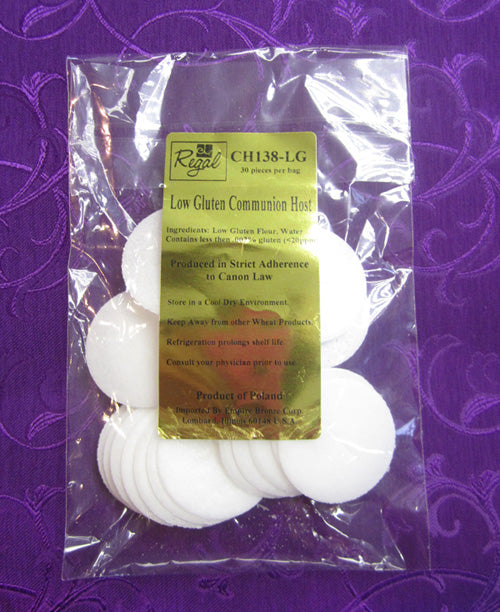 Low Gluten Communion Altar Bread - Bags of 30