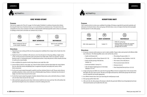 Chosen: Your Journey to Confirmation, Director's Manual