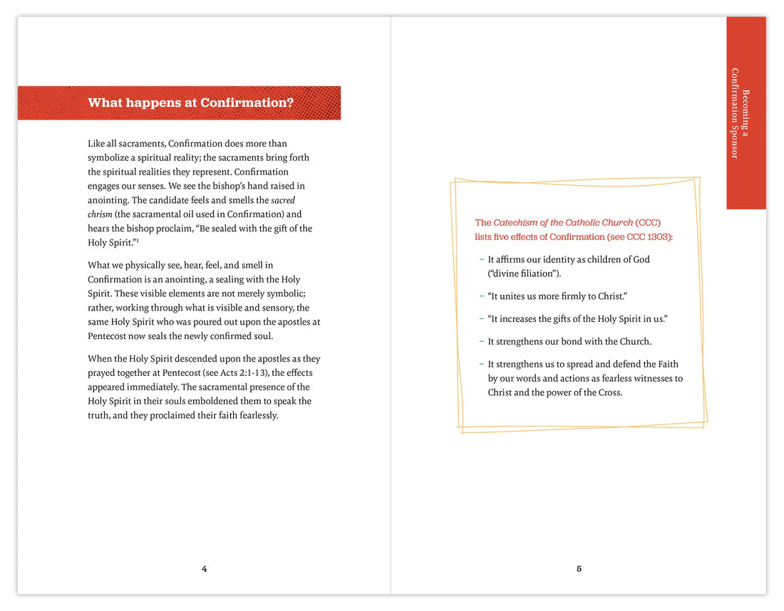 Chosen: Your Journey to Confirmation, Sponsor's Guide