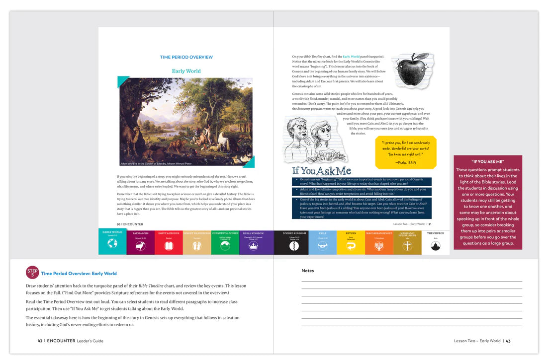 Encounter: The Bible Timeline for Middle School, Leader's Guide