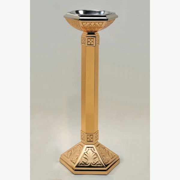 Bronze Floor Holy Water Font: 9942 Style - 36" Ht