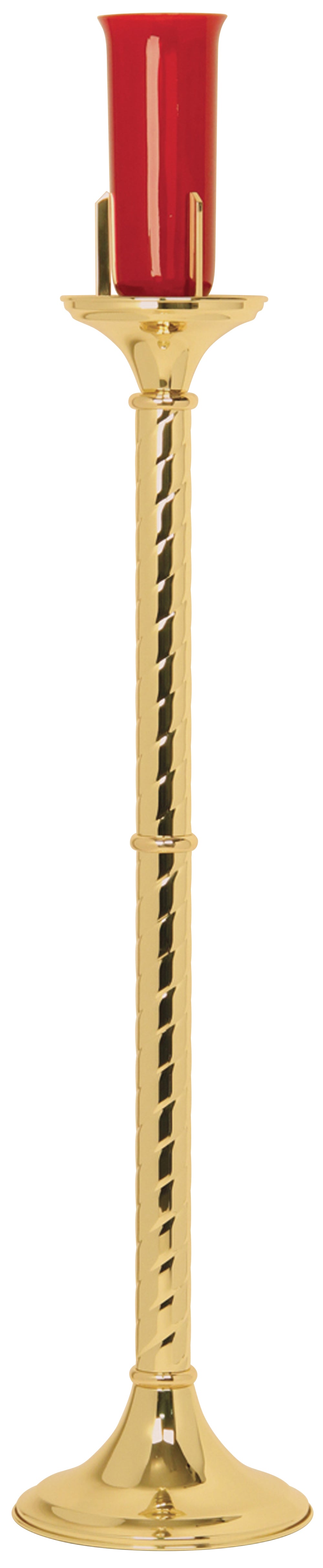 Standing Sanctuary Lamp - Brass - 44" Ht