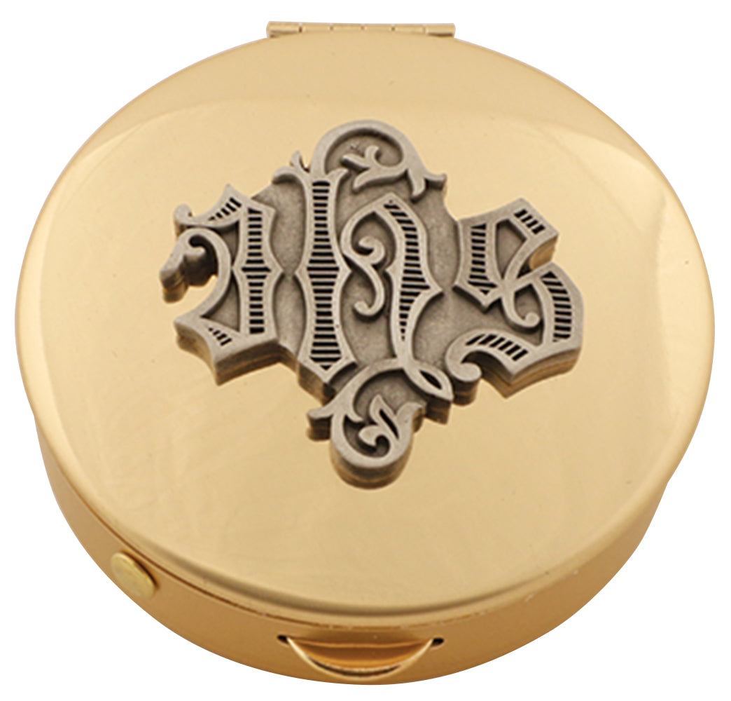 Pyx - Brass/Pewter - IHS Design