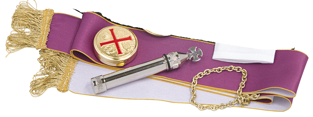 Portable Liturgy Set Reversible Stole Only - Chain - 2" x 58"