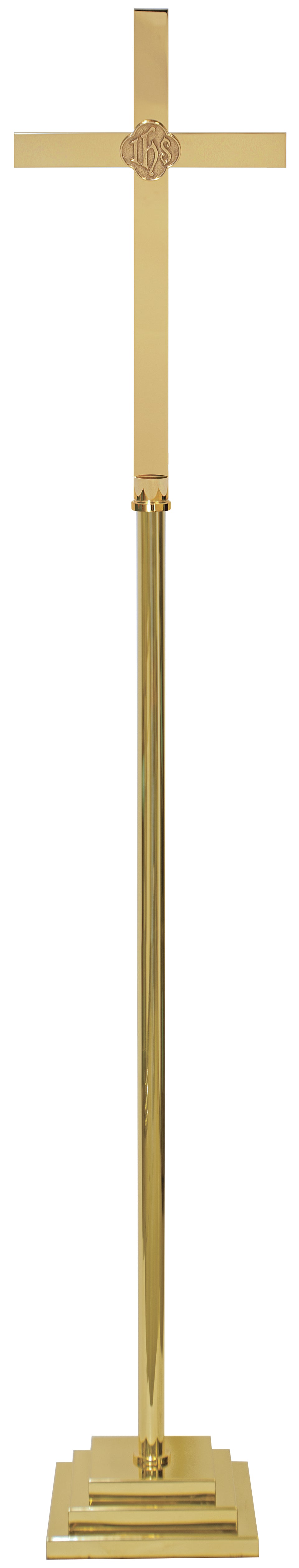 Standing Processional Cross - 3 Step Base - 72" Ht
