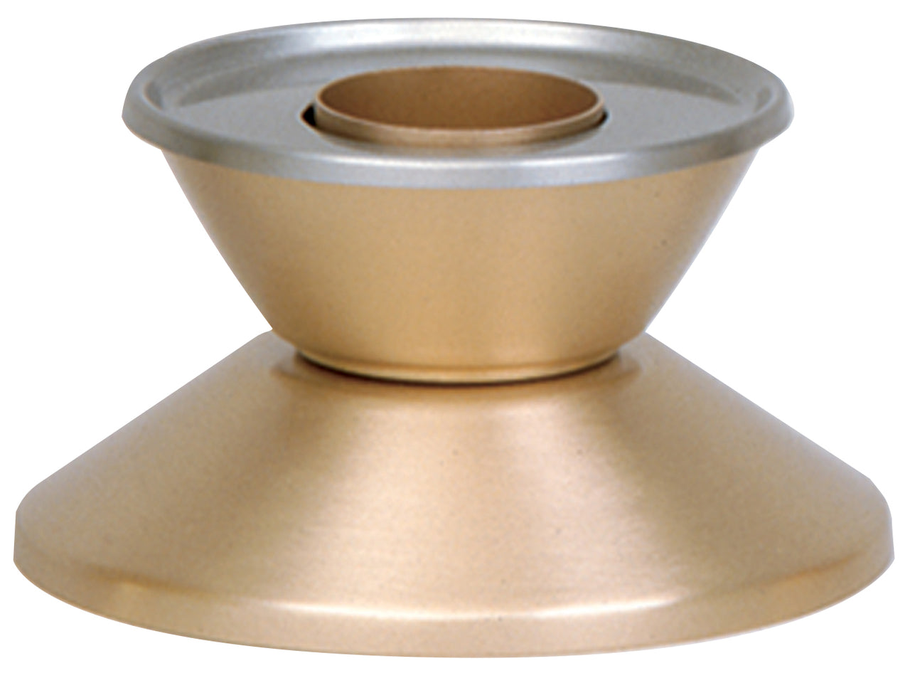 Altar Candlestick - Satin Bronze - 2 1/2" Ht