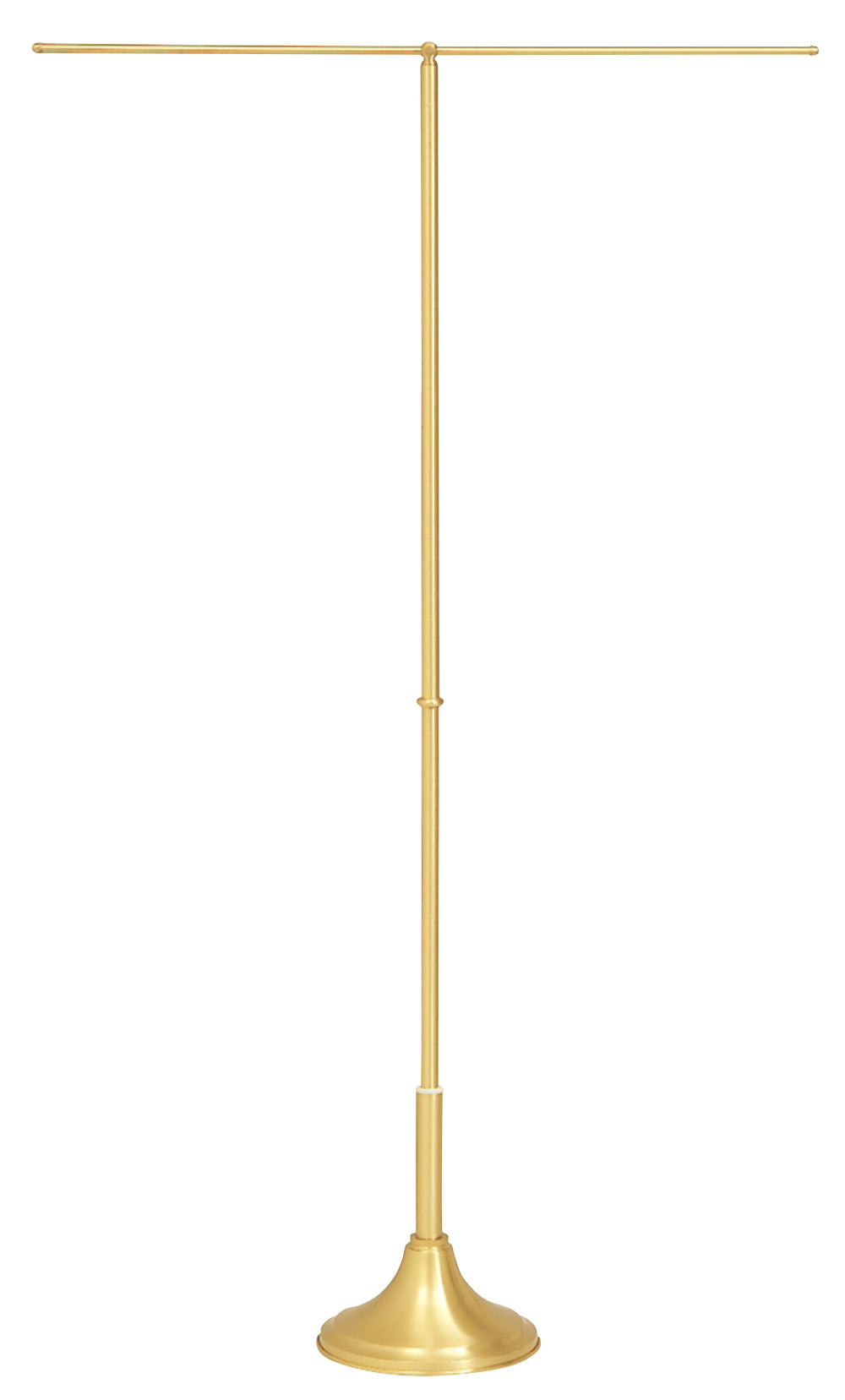 Brass Banner/Tapestry Stand - Removable Telescoping Shaft - 51" to 90"