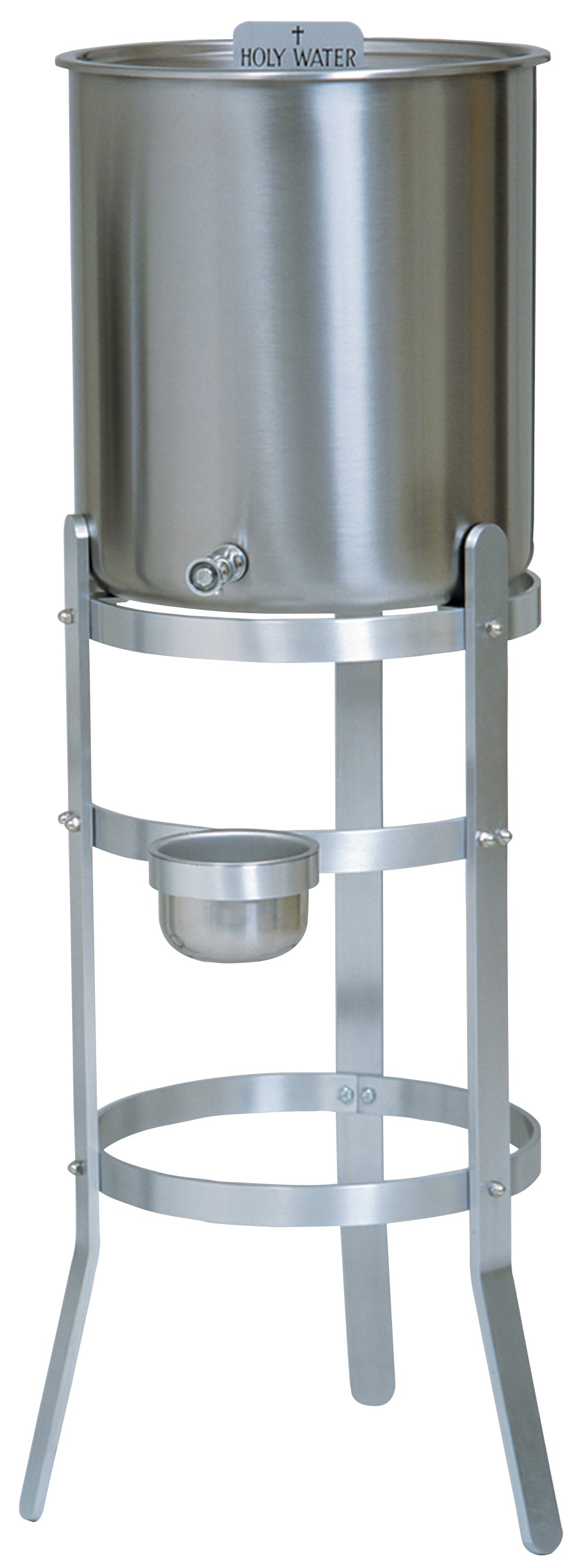 Holy Water Container/Tank - Aluminum Stand