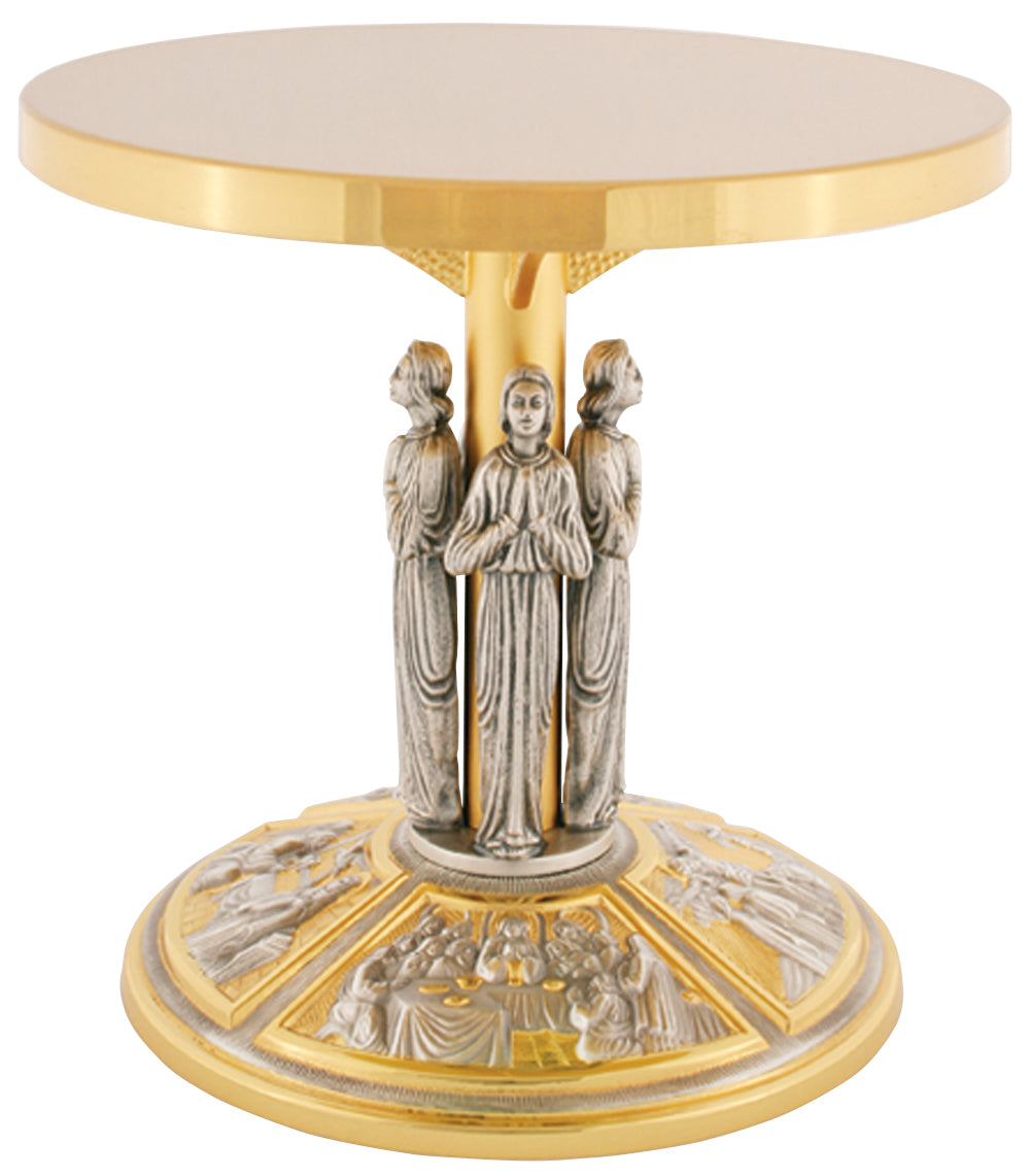 Thabor - Monstrance/Ostensorium Stand - 4 Figures/Reliefs - 9 1/2" Ht