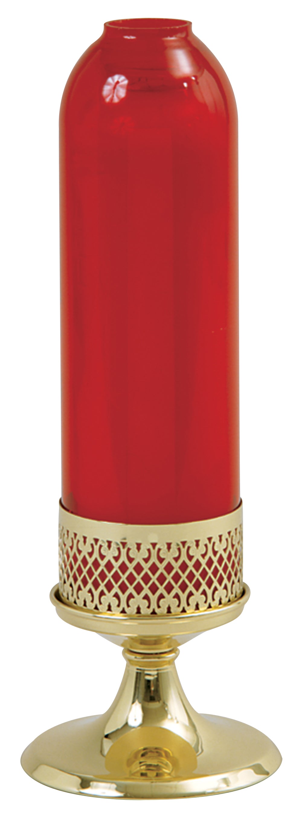 Altar 14-Day Votive Stand - Bright Brass - 6" Ht