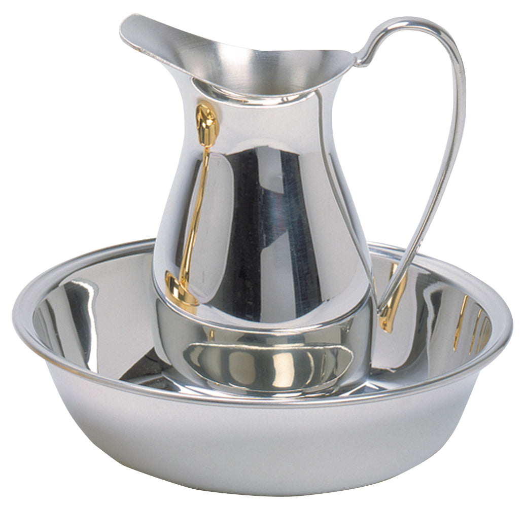 Ewer/Pitcher Only - Polished Pewter - 20 Oz - 6 3/4" Ht