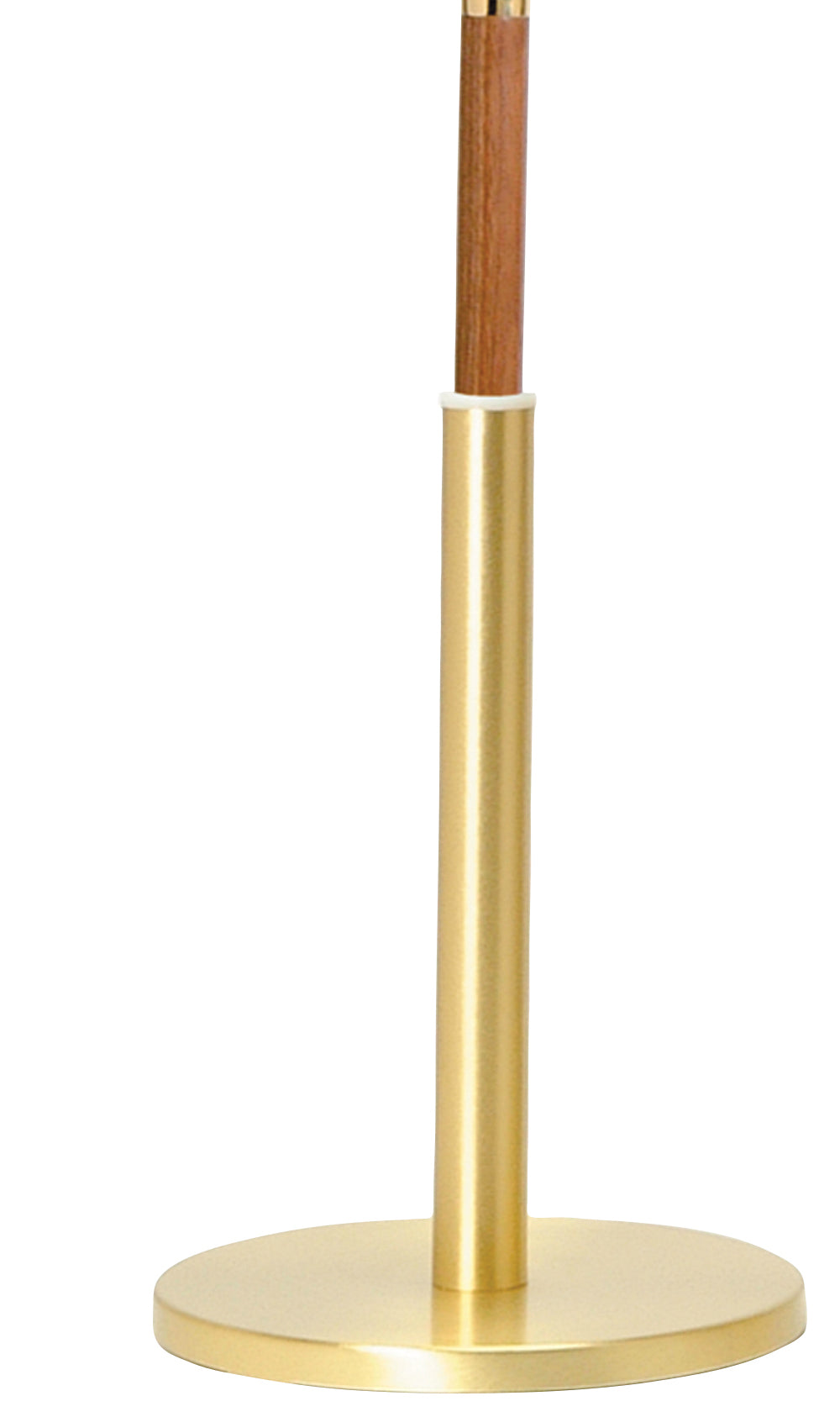Crozier/Candle Lighter Stand - Satin Brass - Nylon Insert - 13" Ht