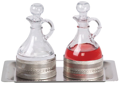 Processional Cruet Set - 10 oz - 6" Ht