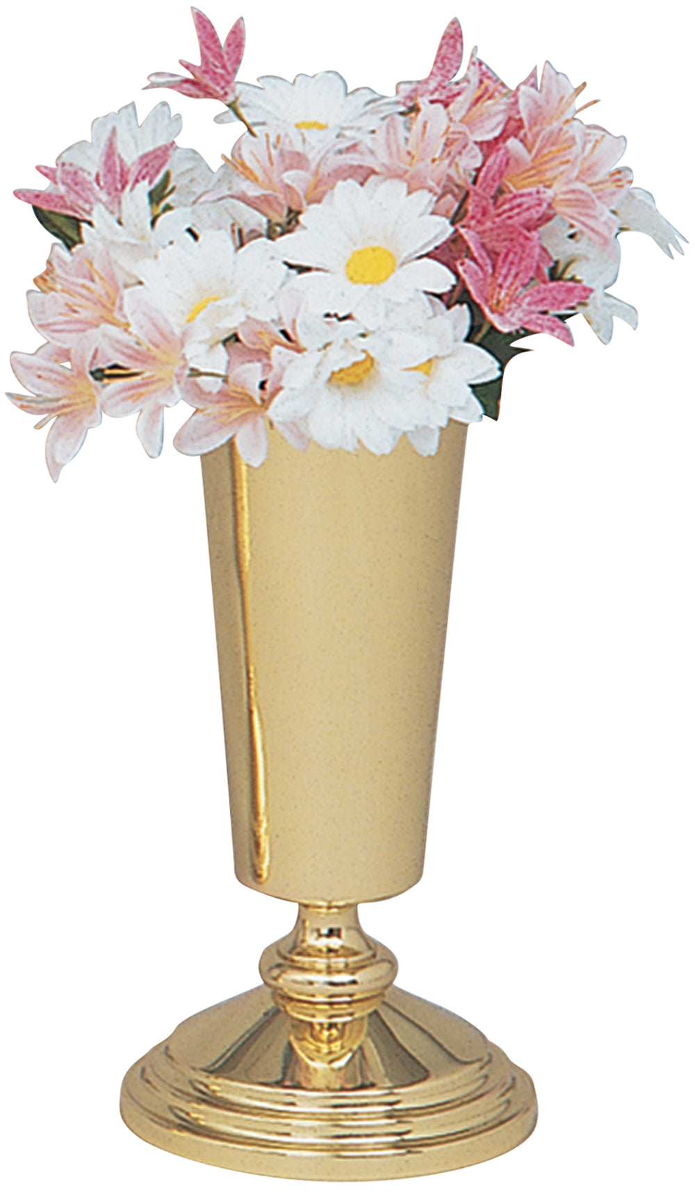 Altar Flower Vase - Brass - 7 1/2" Ht