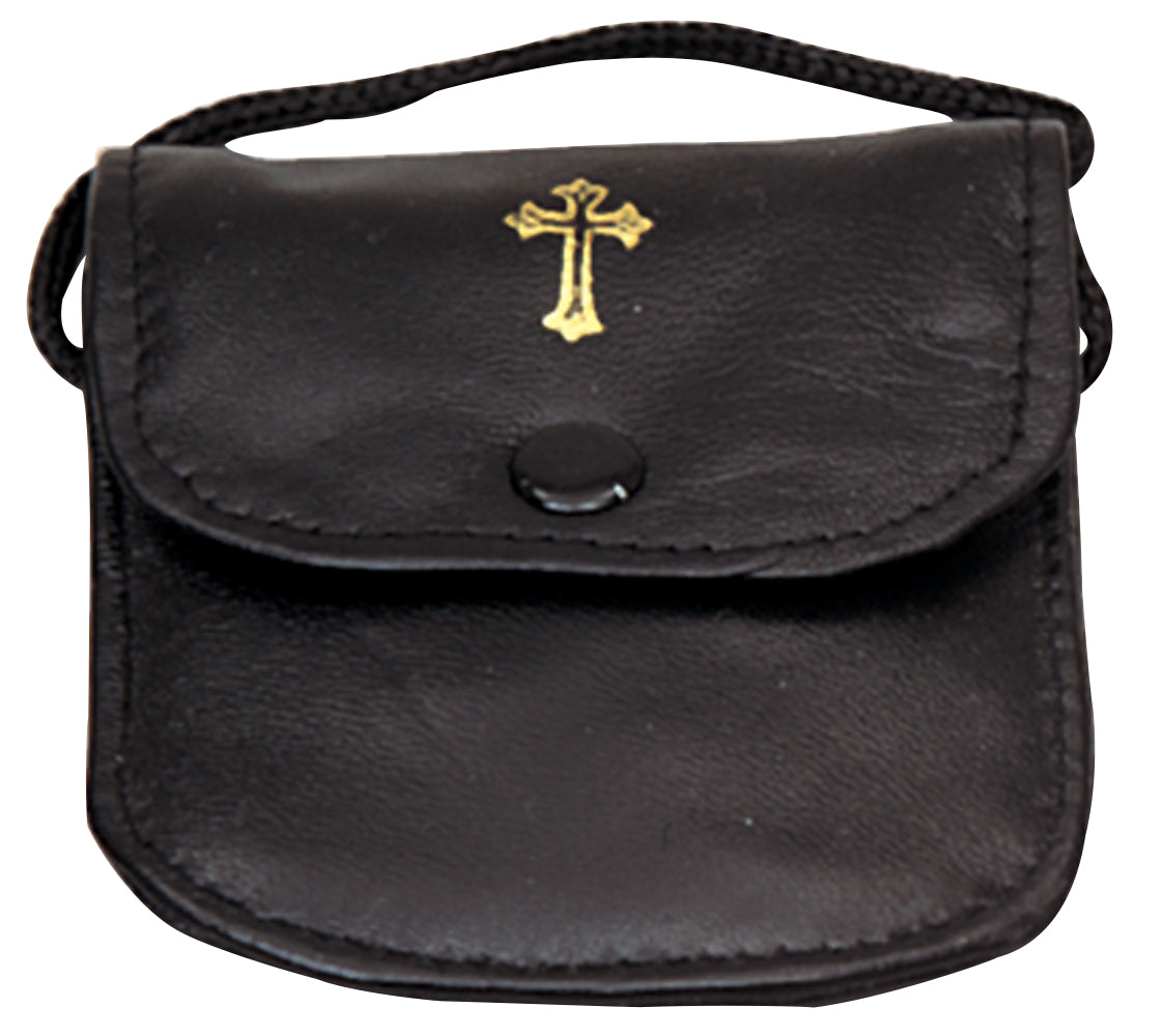 Leather Burse - Lined - Neck Cord
