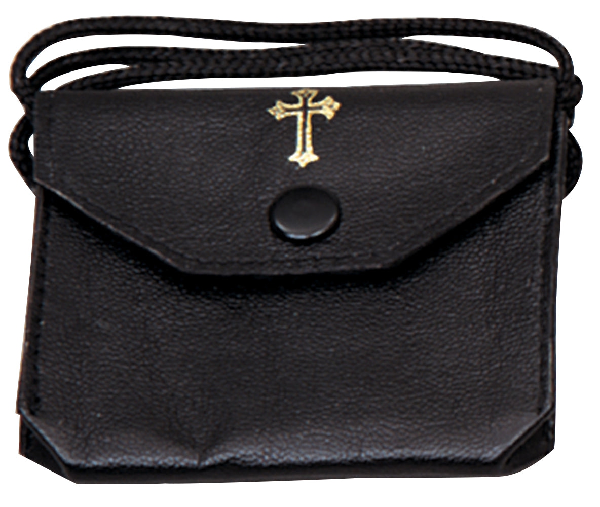 Genuine Leather Pyx Burse with Gusset