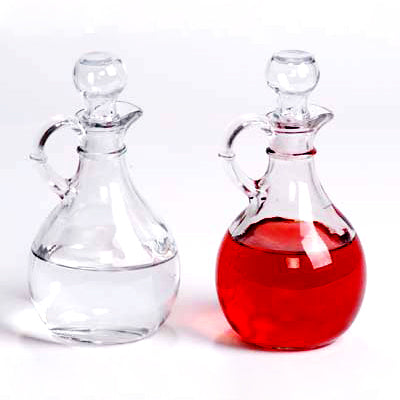 Cruets & Stoppers - Pair - 6 oz - 5 1/2" Ht