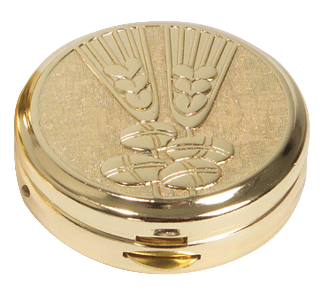 Pyx - Wheat/Bread Design - Two-Tone - 10 Host