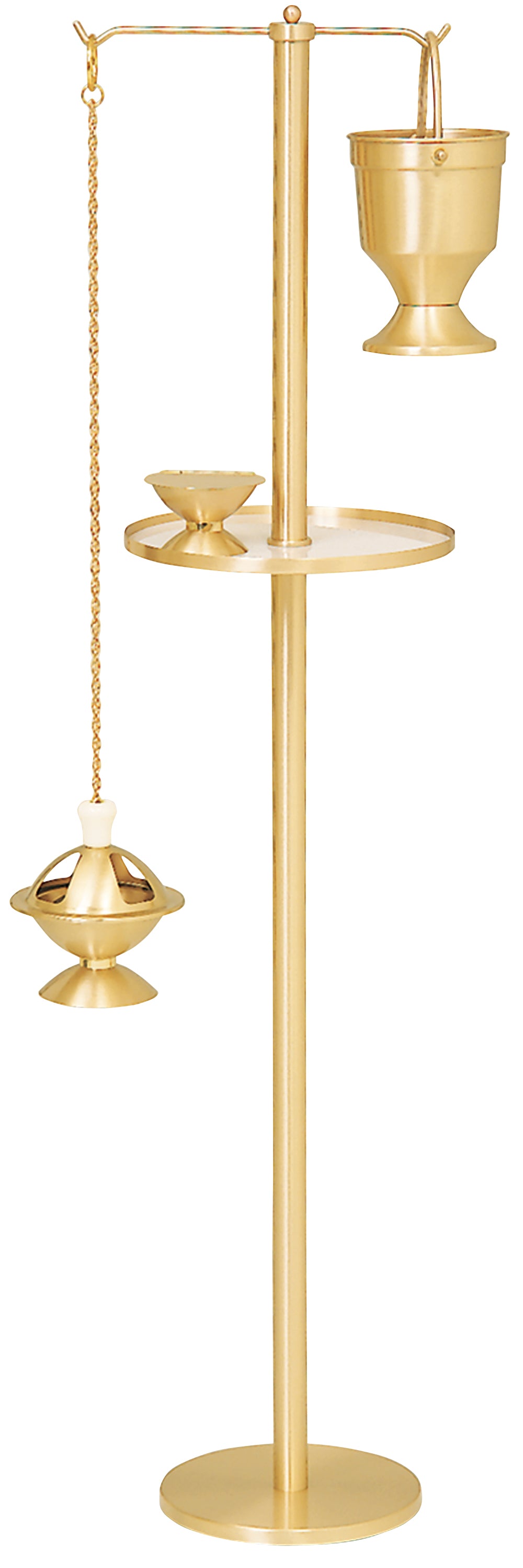 Funeral Censer Stand & Shelf - Satin Finish