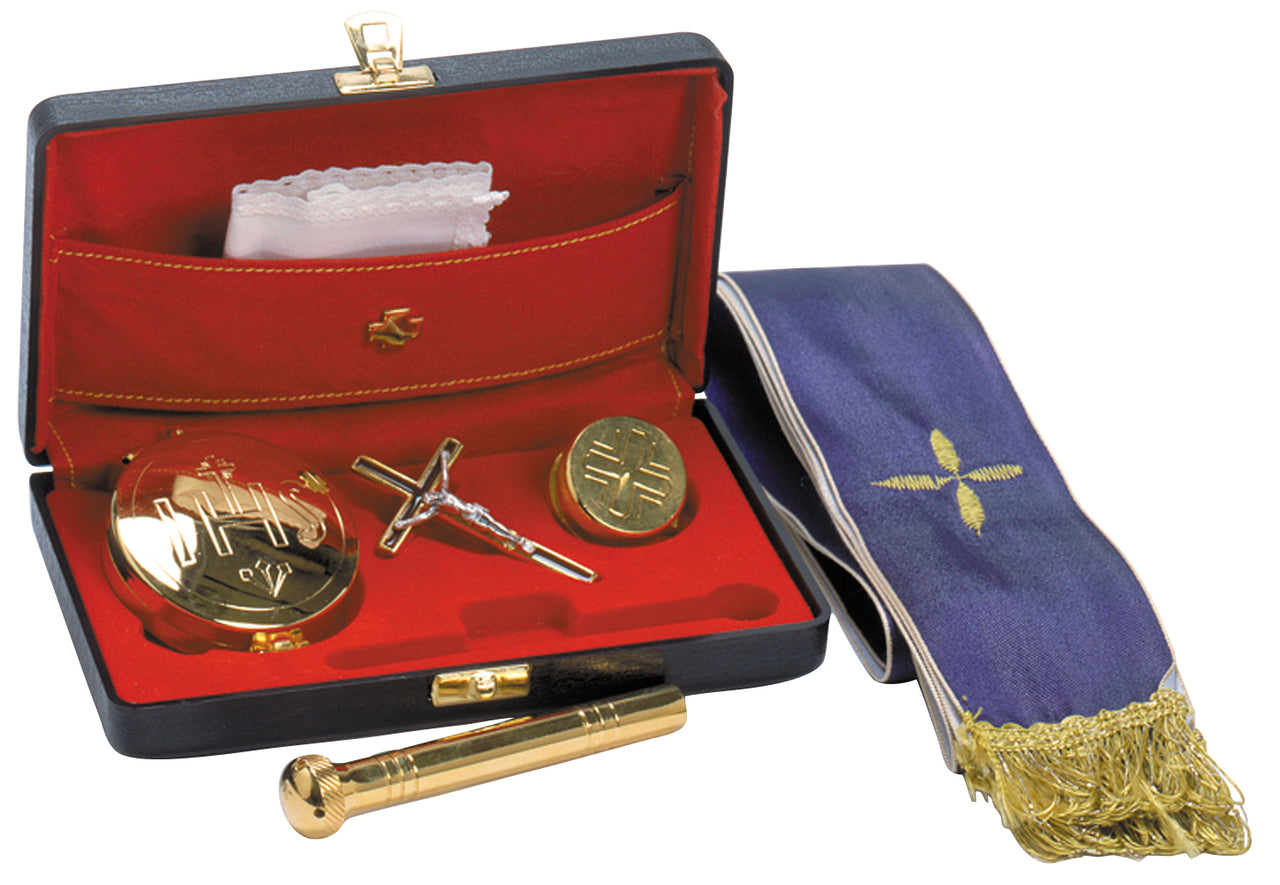 Portable Clergy Sick Call Set - 6˝ x 3 1/2˝ x 1 1/2˝