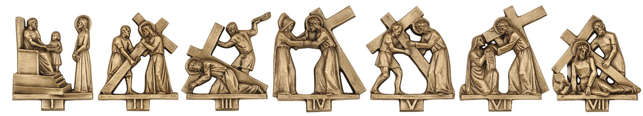 14 Stations/Way of the Cross - Without Plaque - 7" Ht x 6" W