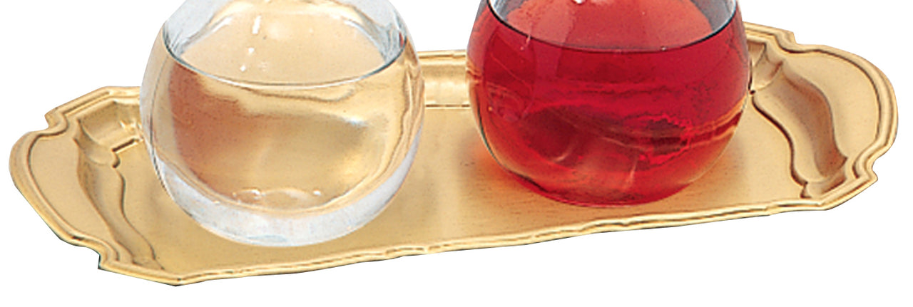 Cruet Set - Satin Brass - 7 1/4" x 10"