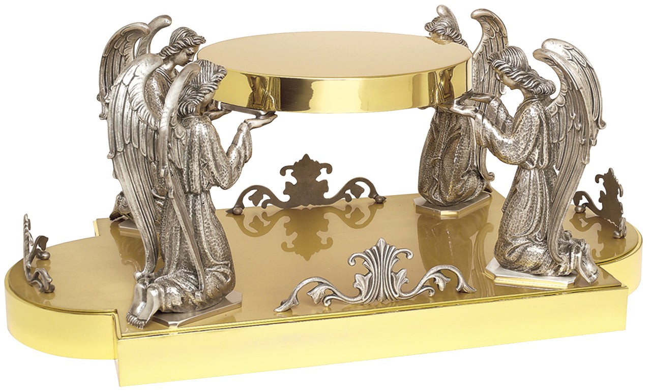 Thabor - Monstrance/Ostensorium Stand - 4 Angels - 9" Ht