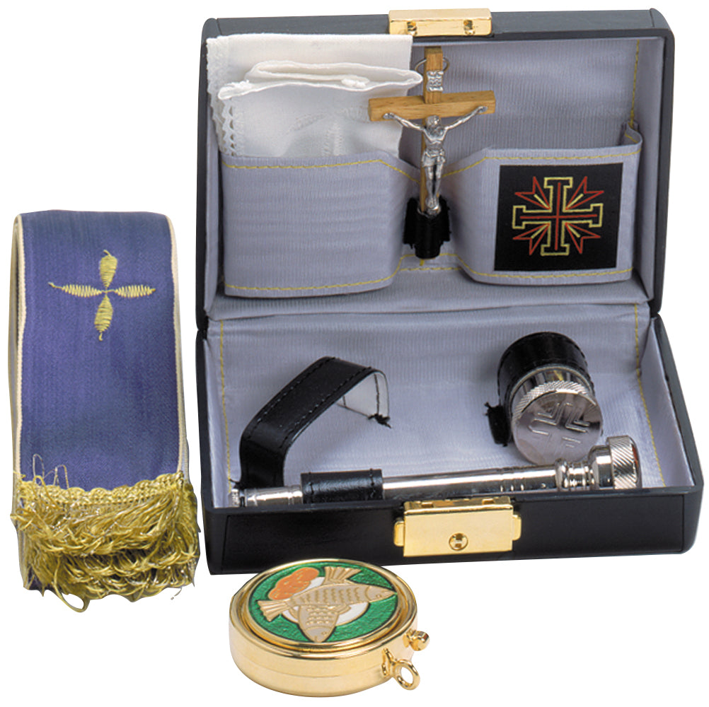 Portable Clergy Sick Call Set - 5 7/8˝ x 4 1/4˝ x 2˝