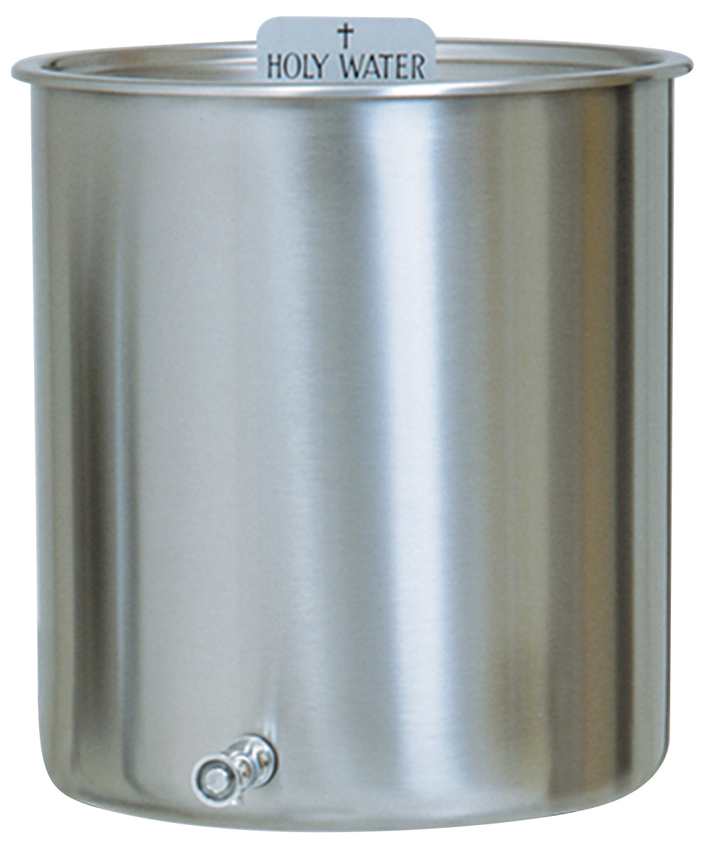 Holy Water Container/Tank - Stainless Steel - No Stand