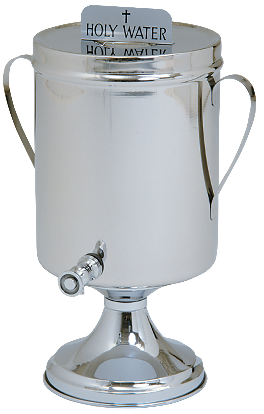 Holy Water Container/Receptacle - Stainless Steel - 2 Gallon - 15" Ht