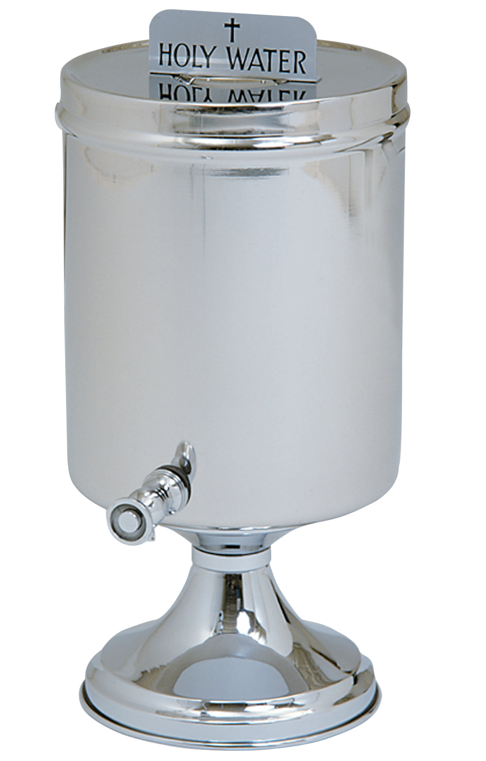 Holy Water Container/Receptacle - Stainless Steel - 2 Gallon - 15" Ht
