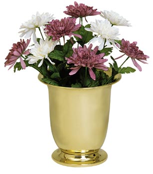 Altar/Table Flower Vase - Liner - 9 1/4" Ht