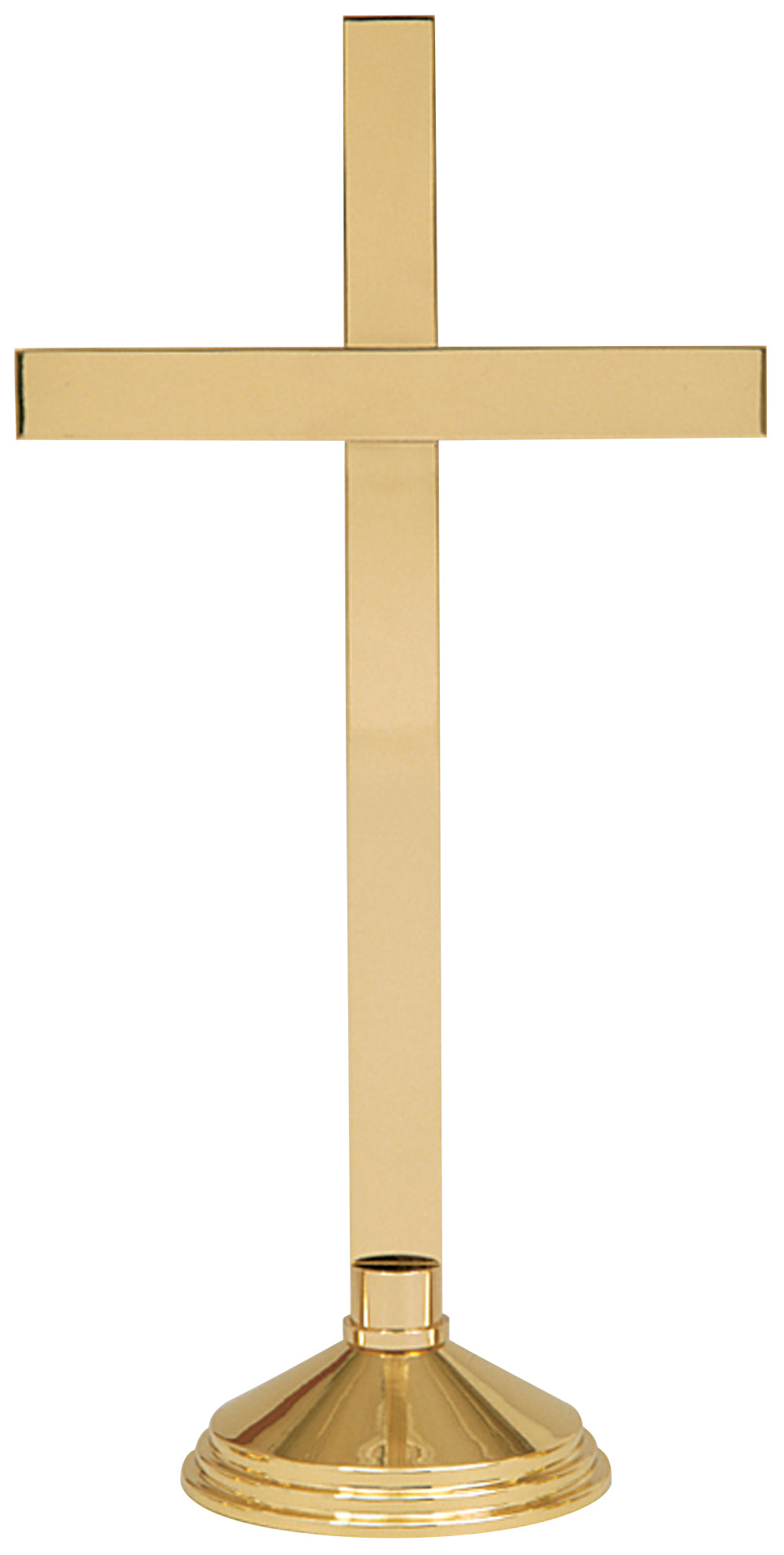 Altar Cross - With or Without "IHS" - Brass - 24" Ht