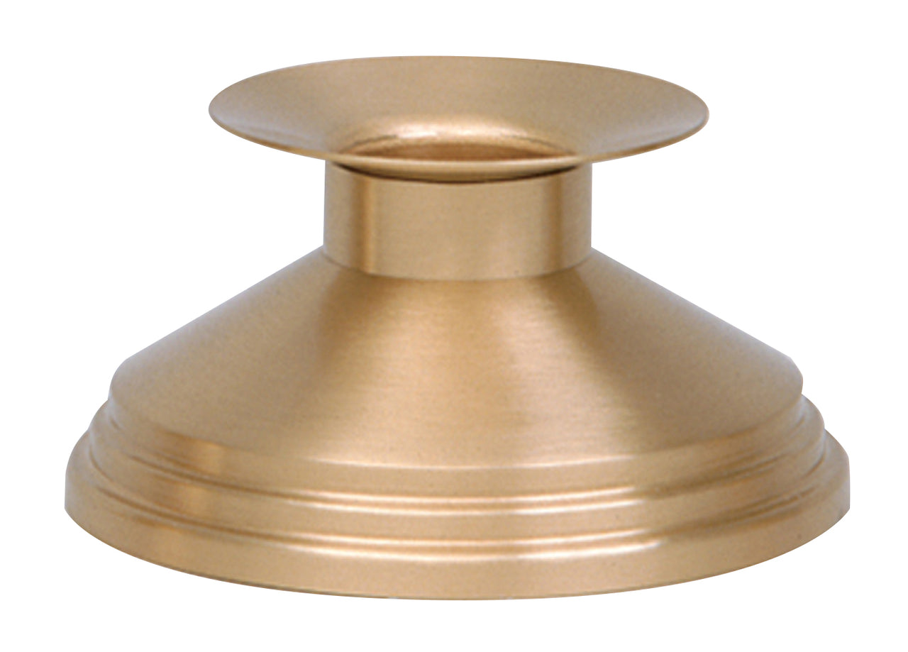 Altar Candlestick - Satin Bronze - 2 1/2" Ht