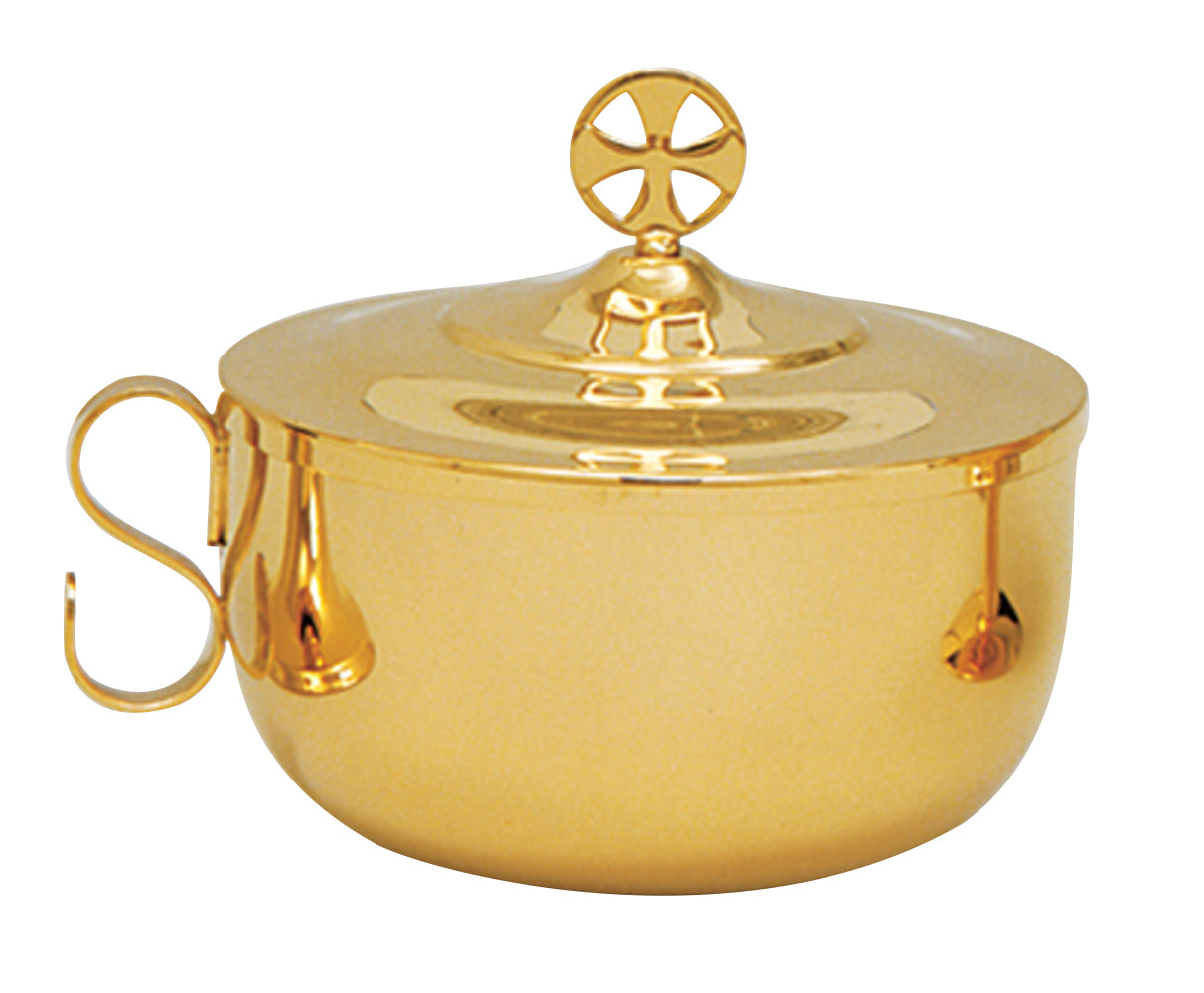 Bowl Ciborium - 24 Kt Gold Plate