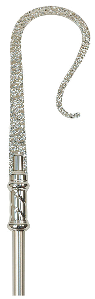 Bishop Crozier/Staff - Polished Decorative Nodes - 71" Ht